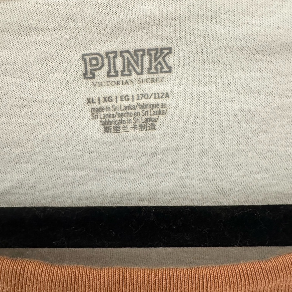 PINK Victoria's Secret White and Black T-Shirt - Picture 7 of 7
